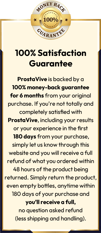100% Money-Back Guarantee for 180 days